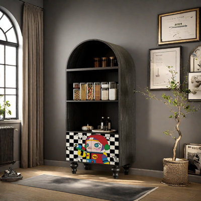 French Retro Style Bookcase