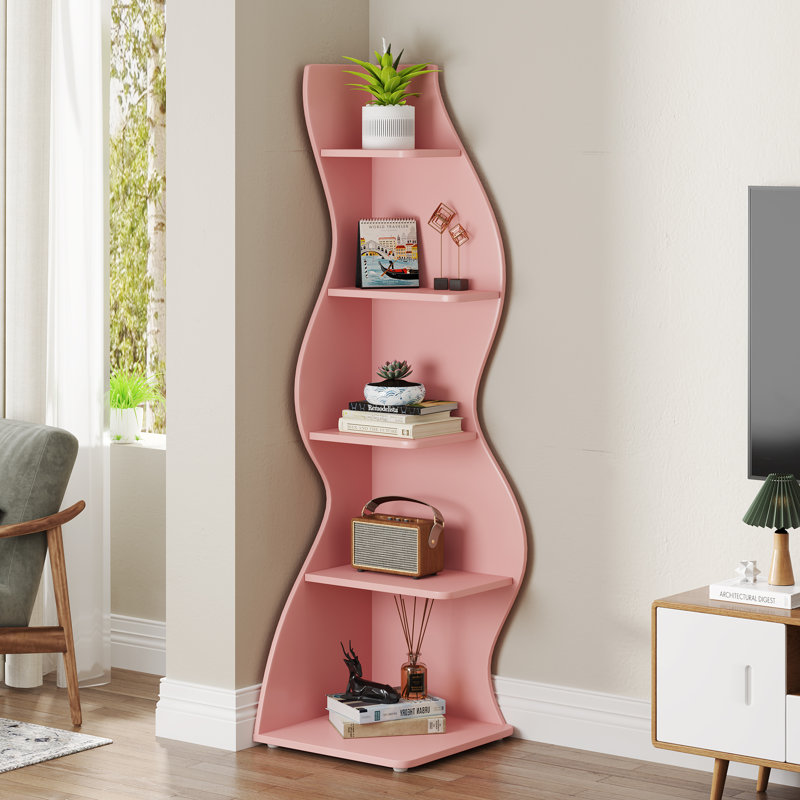 Coin Huizenga avec tablettes ouvertes, Rose, 1