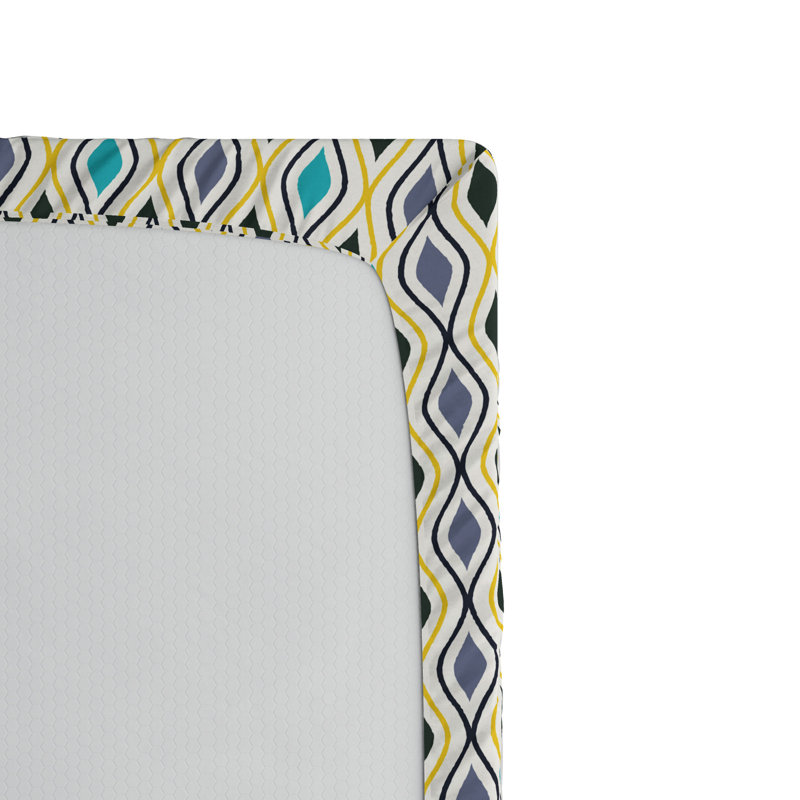 Drap-housse pois dot, Drap-housse simple TG, Géométrique