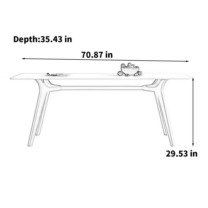 Oulton, H 29,53 po x L 70,87 po x l 35,43 po