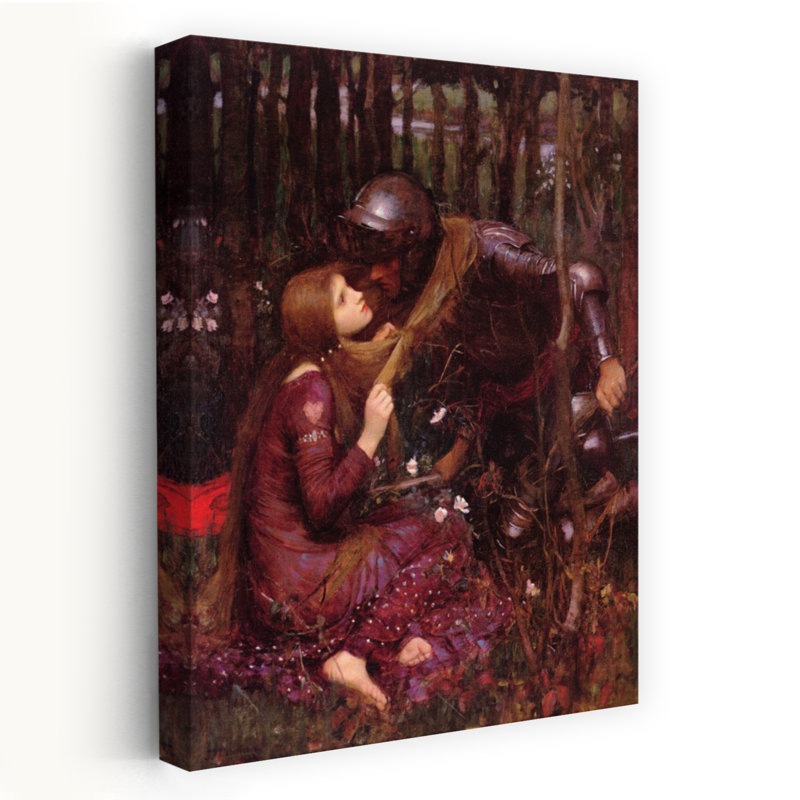 La Belle Dame Sans Merci, reproduction d'art murale classique contemporaine, 48" H x 32" W
