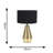 Jax Metal Dimmable Touch Table Lamp with Fabric Drum Shade with LED Bulb-1373043431-1373043428