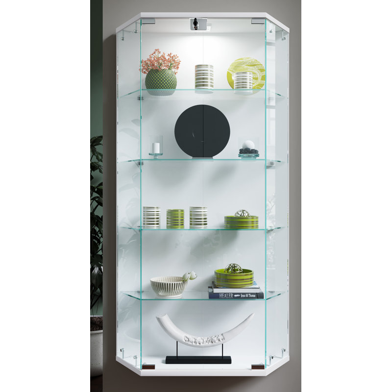 Cecelie Display Cabinet, White