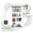 Isabele Tempered Glass Display Cabinet with Mirrored Back Panel, 4-Shelf Curio Cabinet with 2 Door-867814640