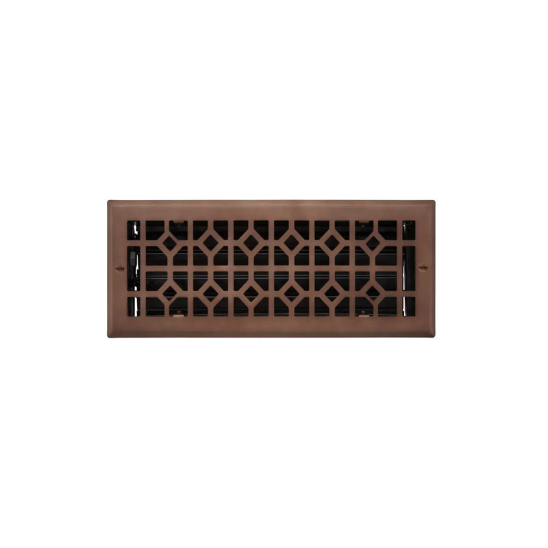 Appert Steel Wall Register, 4" x 10", Oil Rubbed Bronze