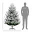 6ft Artificial Pine Christmas Tree - 795 Realistic Branches, Steel Base, Auto Open, Perfect for Home, Green