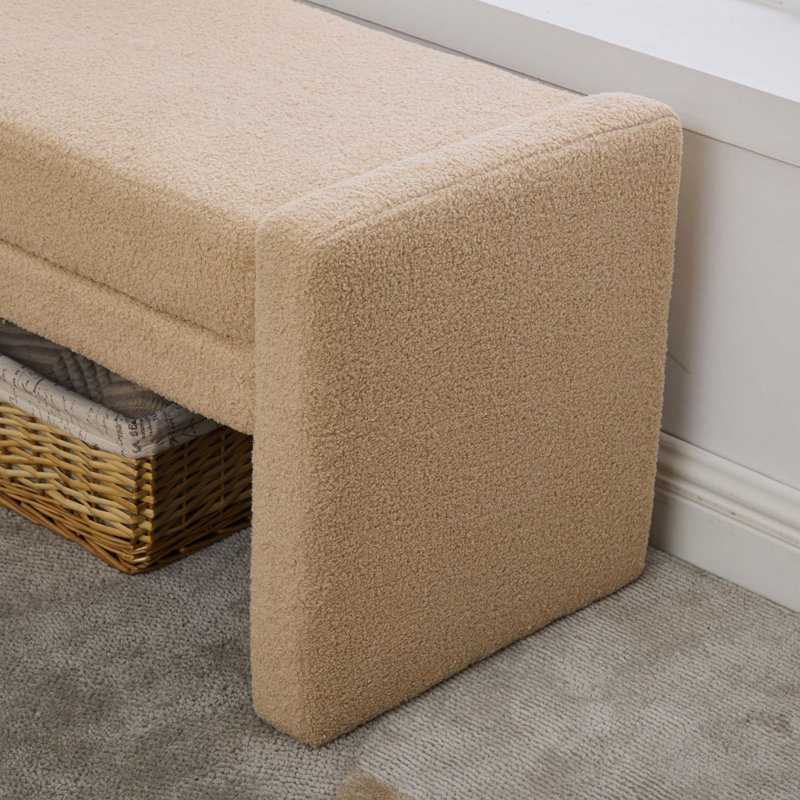 Banc rembourré 66,9 po Modern, Blé