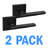 Matte Black Double Dummy Door Lever