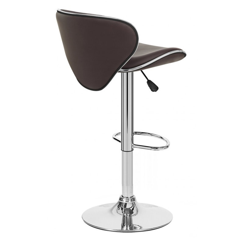 Tabouret tournant à hauteur réglable Boca, Brun