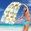 Microfibre serviette de plage super colorée serviette de plage anti-sable serviette polyvalente pour piscine de voyage 30 x 60 pouces-105662695