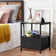 Kempst 15.7'' W Metal Nightstand