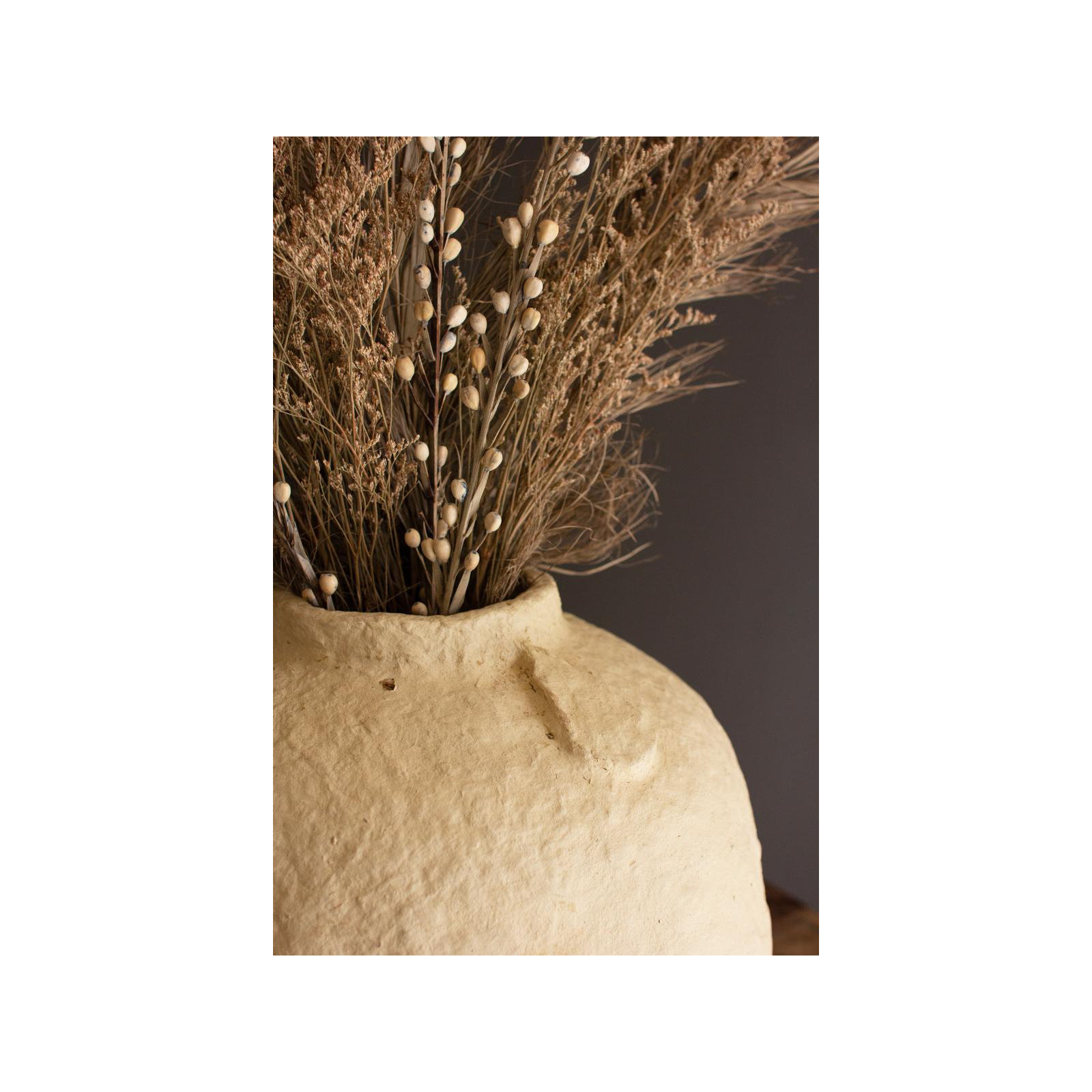 15'' Handmade Paper Decorative Urns & Jars