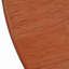 Une table basse en bois rouge foncé naturelle et élégante avec des décorations en rotin artificiel, parfaite pour un salon à la mode et un thé confortable
