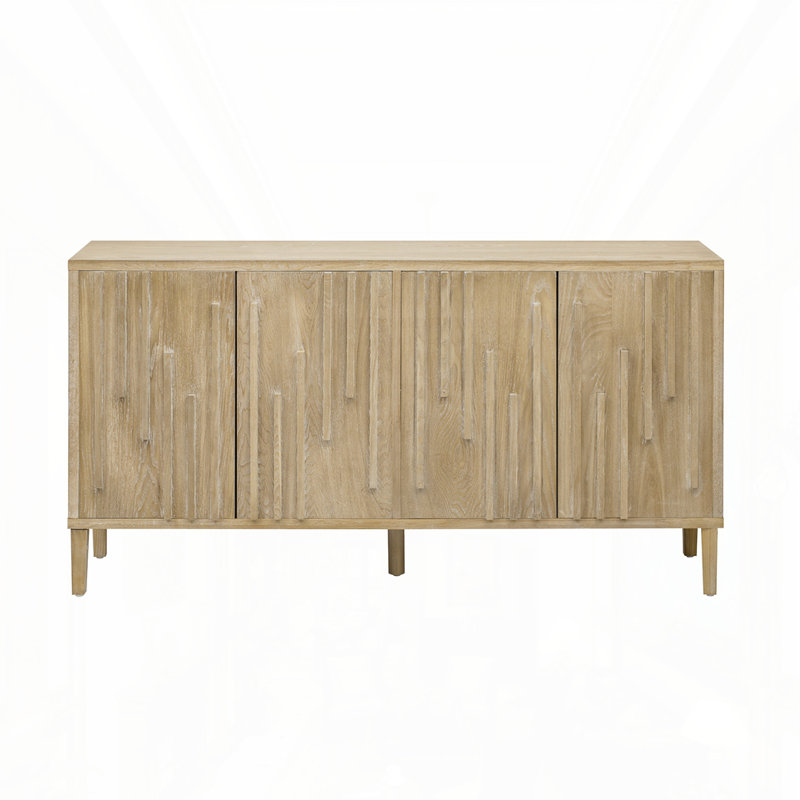 Buffet 4 portes, Naturel