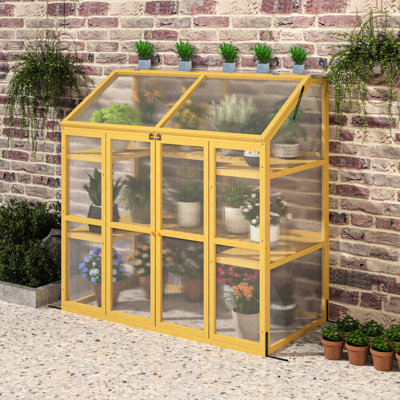 Rustic Wooden Greenhouse For Fruits And Veggies - Enjoy Fresh Produce Plant Enthusiasts Grow Your Dream Garden