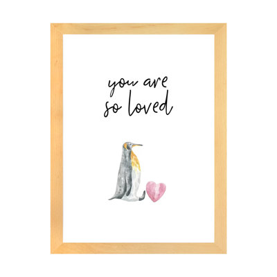 «You Are So Loved Penguin», reproduction d'art graphique