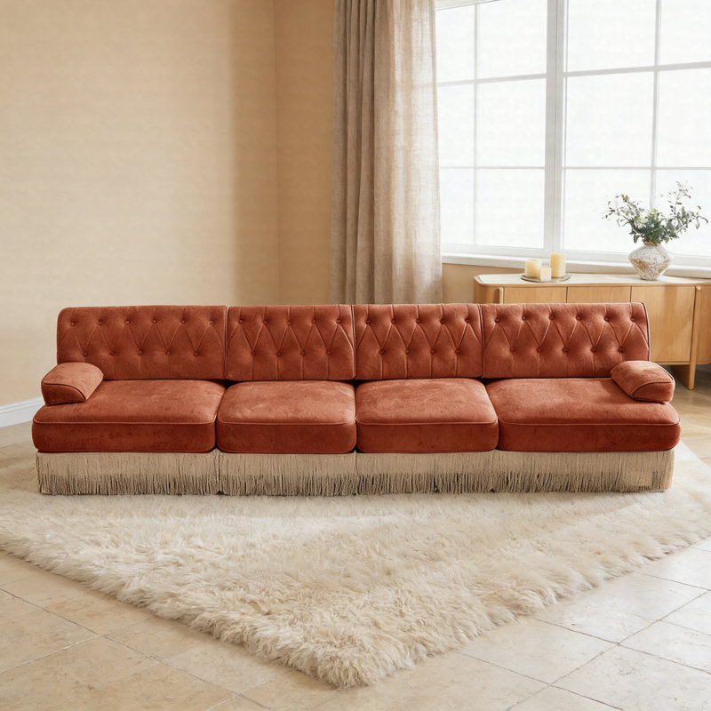 Canapé Chesterfield 135,6 po