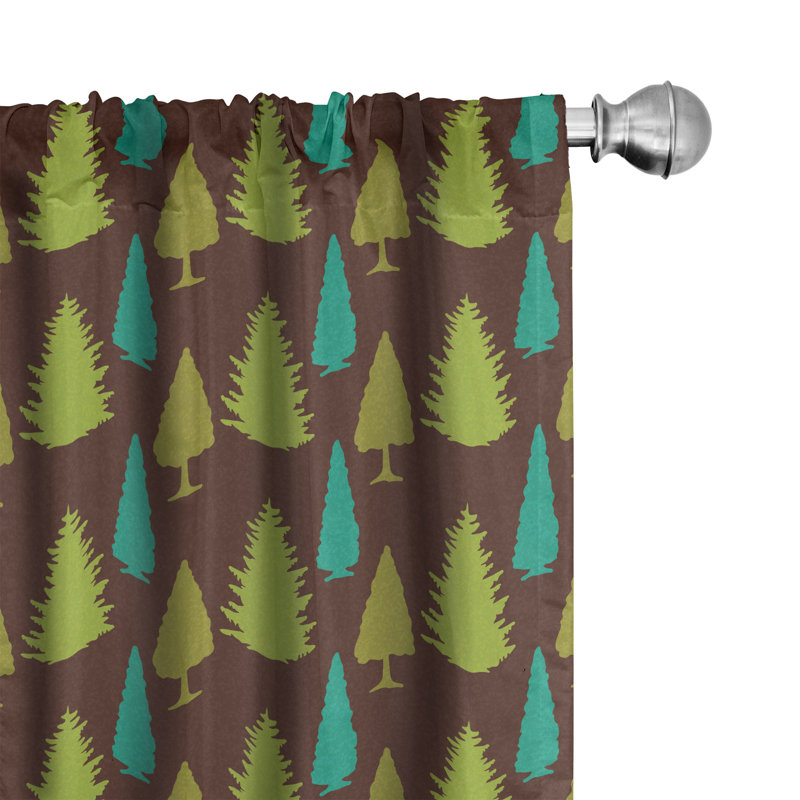 Rideaux 4 panneaux East Urban Home, L 56 po x L 95 po