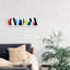 Modern Art-Six Chunk Logo 1 Piece Wrapped Canvas Panoramic Wall Art-1438690775