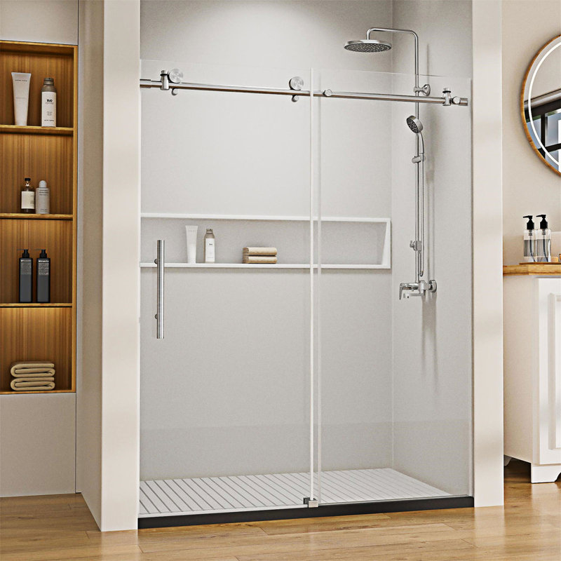 Single Sliding Frameless Shower Door