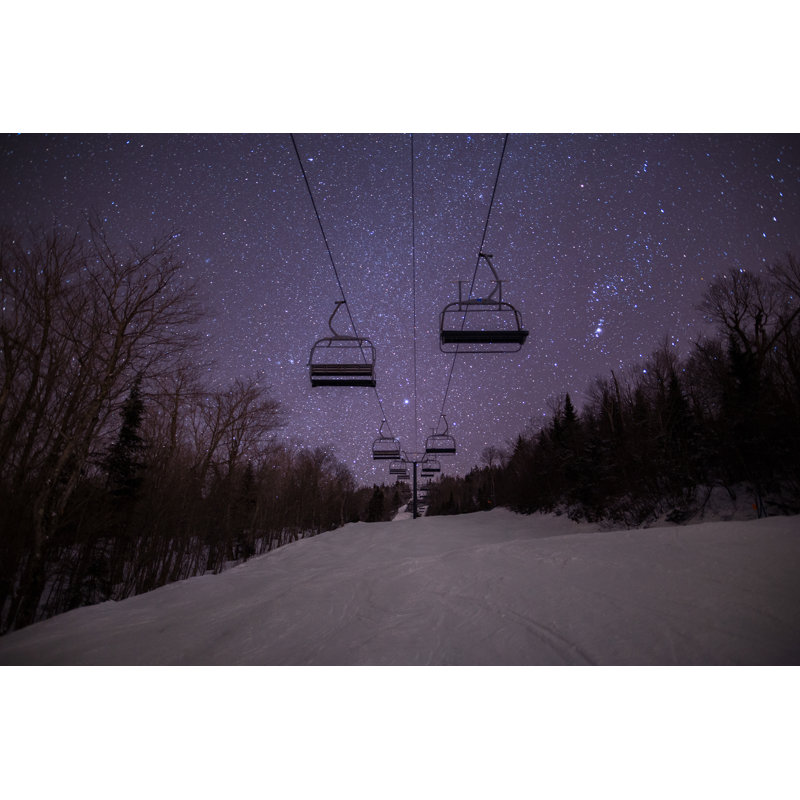 Chairlift To Heaven - Wrapped Canvas Print, 61cm H x 91cm W x 3.8cm D
