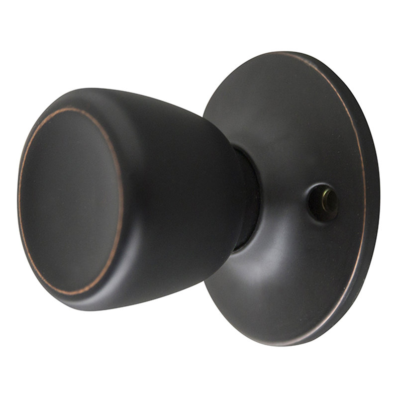 Terrace Dummy Door Knob, Oil Rubbed Bronze