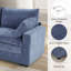 Canapé en chenille de 80,2 po de largeur avec accoudoirs carrés-91782131