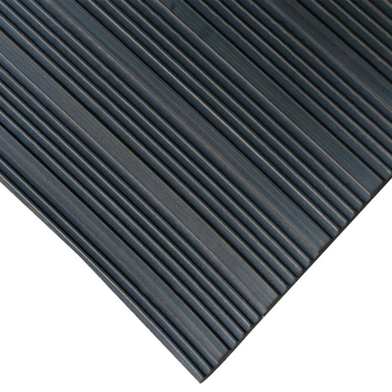 Rubber-Cal, Inc. Garage Flooring in Black, 48" W x 72" L