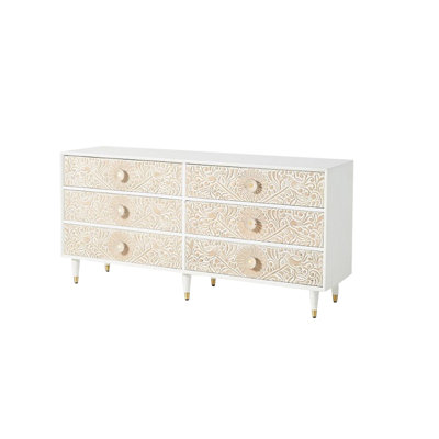 European Retro Fashion Accent Cabinet 66.9'' Sideboard