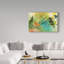 « color oiseau pattern », reproduction de peinture à l’acrylique sur toile tendue-31330948