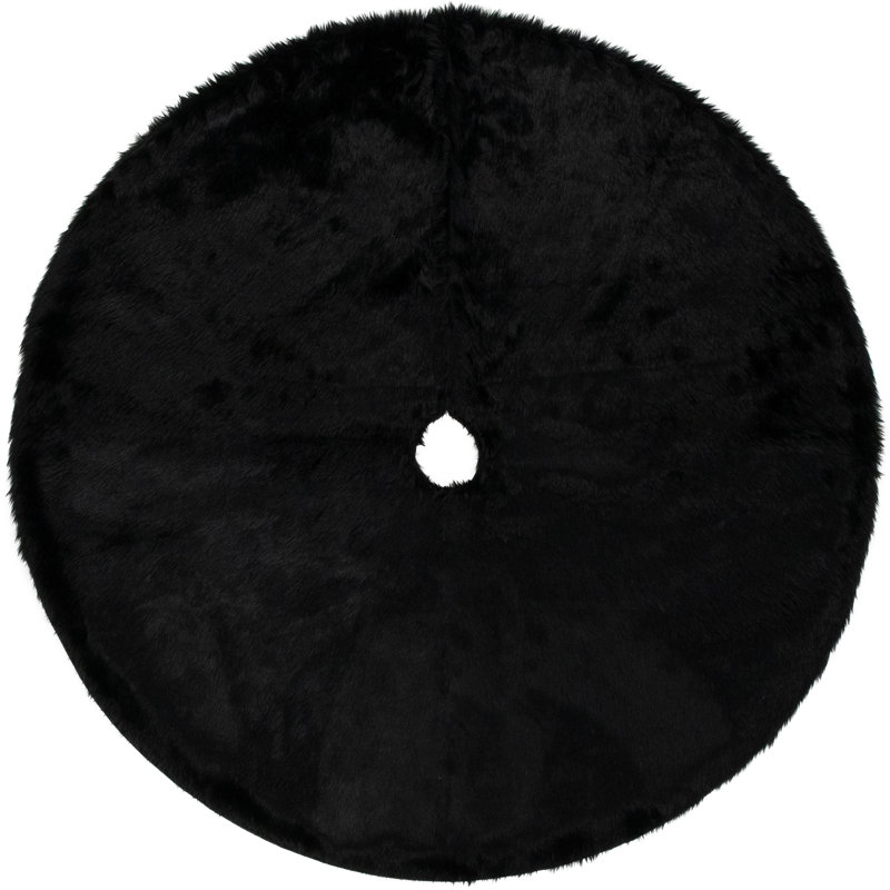 Jupe d'arbre de Noël - 48 po, Noir