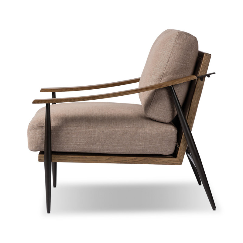 Kempsey Chair, Crypton Nomad Taupe Polyester Blend