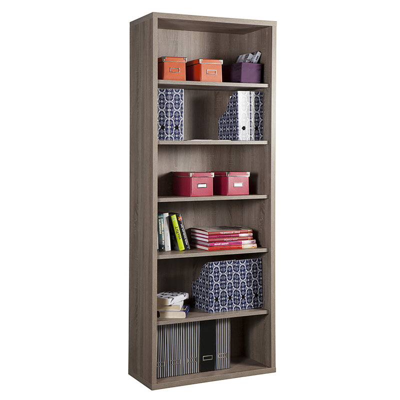 Disegno 217cm H Standard Bookcase, Dark Truffle Oak