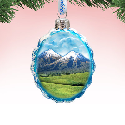 3'' Glass Holiday Shaped Ornament