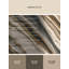 Tapis beige chic et luxueux lavable à la machine Manhasset - reliure beige-2048343411