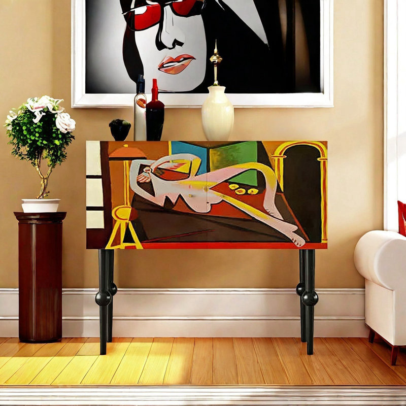 Armoire décorative de style abstrait