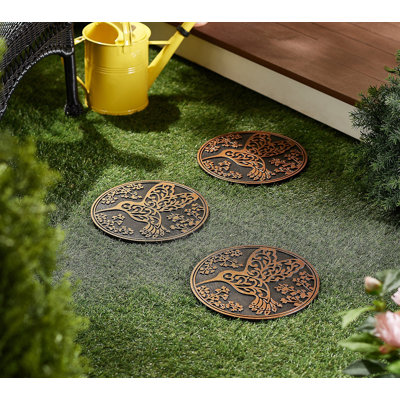 Hursey 3 Piece Hummingbird Stepping Stone Set