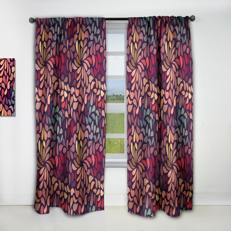 Velvet Blackout Single Curtain Panel, 52" W x 95" L