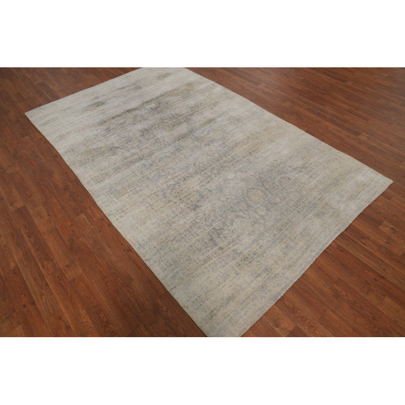 Tapis unique gris anthracite et gris 7 pi 10 po x 4 pi 11 po