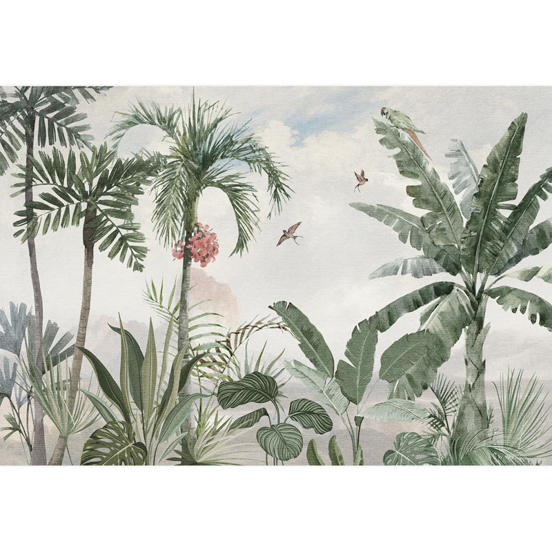 Bordure florale pelez et collez, L 66 po x l 96 po