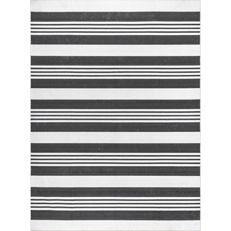 Lena SpinClean Machine Washable Striped Area Rug, Rectangle 3' x 5'