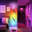 Lampe sur pied Smart RVB en spirale avec application et télécommande, 16 millions de couleurs et plus de 200 modes de scène, éclairage d'ambiance à DEL Music Sync pour le salon, la chambre à coucher et la décoration intérieure