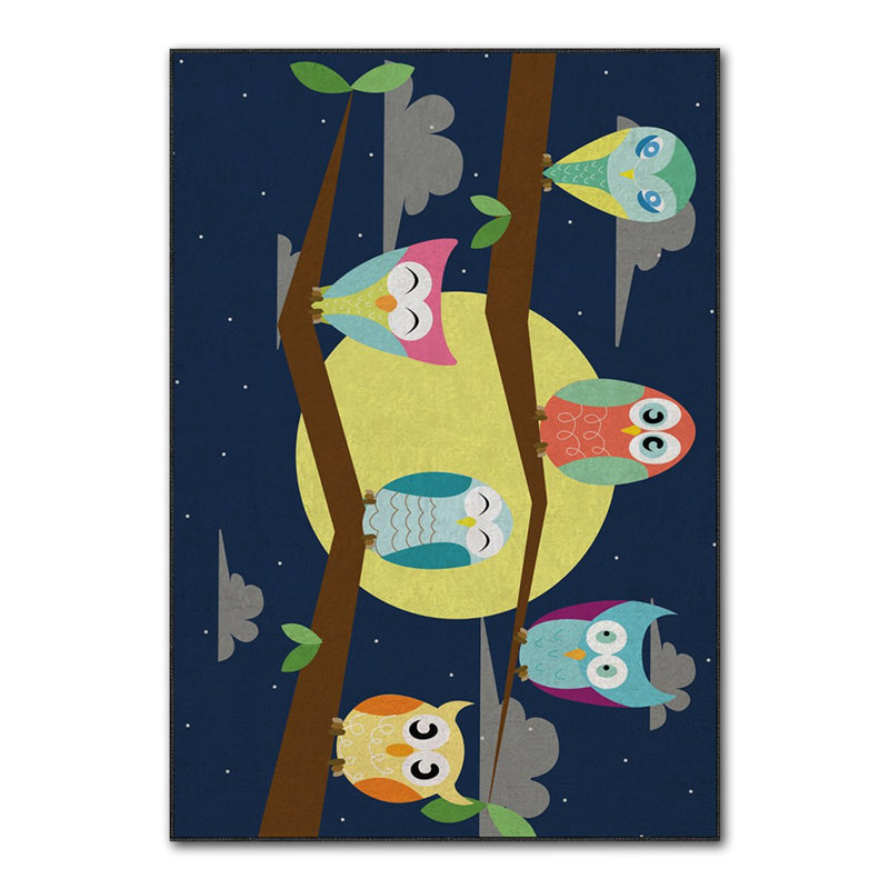 Luxurious Polyester Area Rug, 5.2 x 7.5 ft | 740 g/m², Non-Slip Felt Dot Underside, Laminated Sponge for Durability | Antibacterial, Easy Clean, Machine Washable at 86°F, Stunning Digital Print on Velvet Fabric