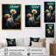 «Beautiful Deep Deep Sea Anemones» en rose et bleu sur toile-992140900-992140901