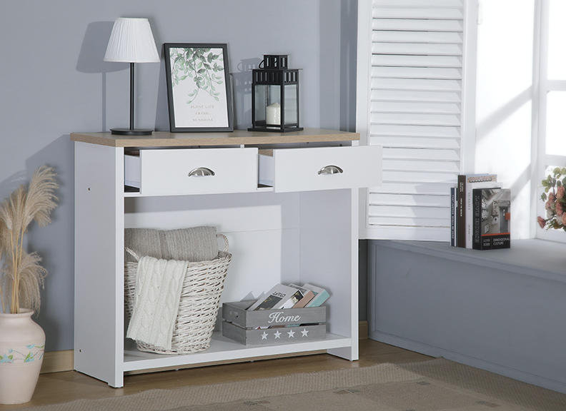 Raphaelle 99cm Console Table, White