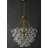 12 - Light Dimmable Tiered Glass Bubble Chandelier For Dinning Room