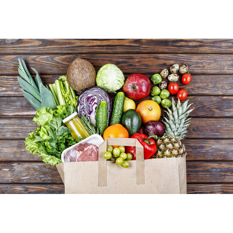 Healthy Food by GANNAMARTYSHEVA - Wrapped Canvas Print, 30cm H x 46cm W