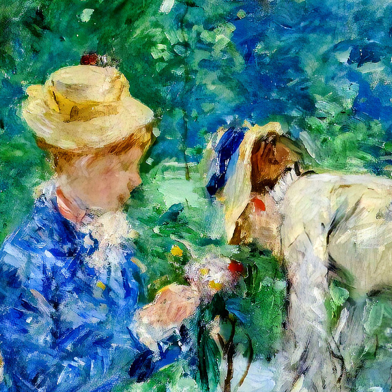 «In the Bois de Boulogne», 1879, reproduction d'art sur toile, H 26,25 po x l 30,25 po