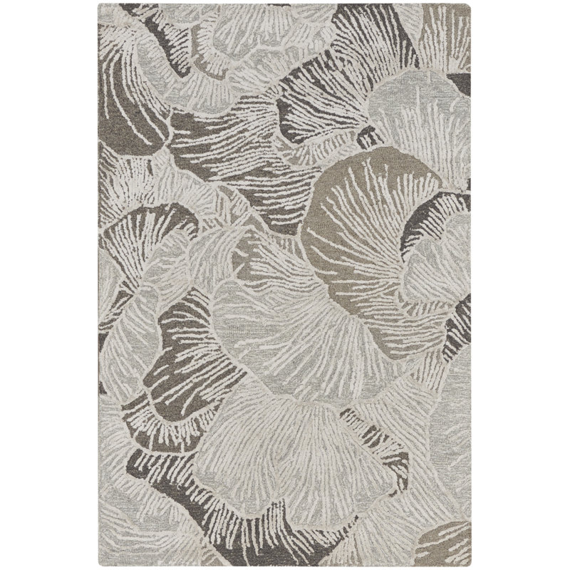 Nourison Avra Grey Modern Indoor Rug, Rectangle 3'9" x 5'9"
