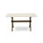 5 Piece Dining Table Set for 4 Includes a Rectangle Kitchen Table with X-Legs and 4 Limelight Linen Fabric Parson Dining Chairs, Distressed Jacobean finish-1517644737-1517644736-1517644743